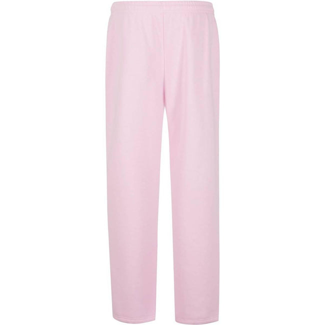 Soft Pink - Back - Build Your Brand Mens Fluffy Jogging Bottoms
