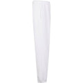 White - Side - Build Your Brand Mens Fluffy Jogging Bottoms