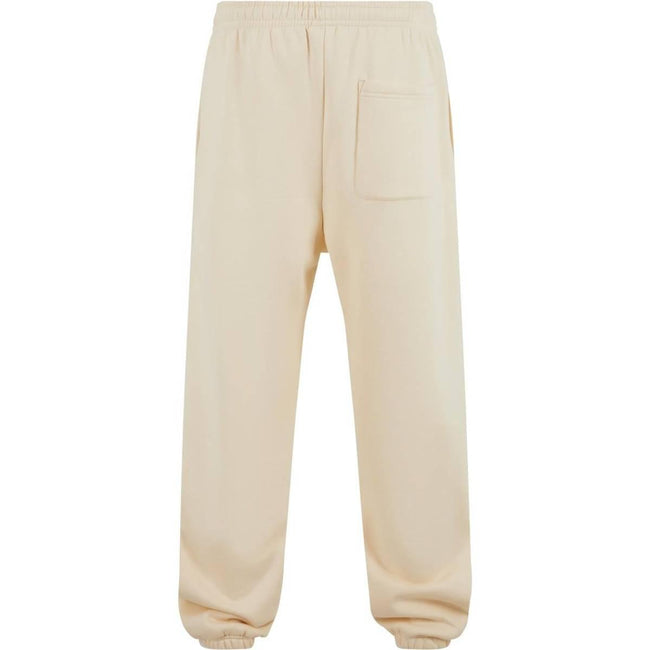 White Sand - Back - Build Your Brand Mens Fluffy Jogging Bottoms