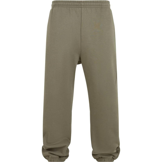 Pale Olive - Front - Build Your Brand Mens Fluffy Jogging Bottoms