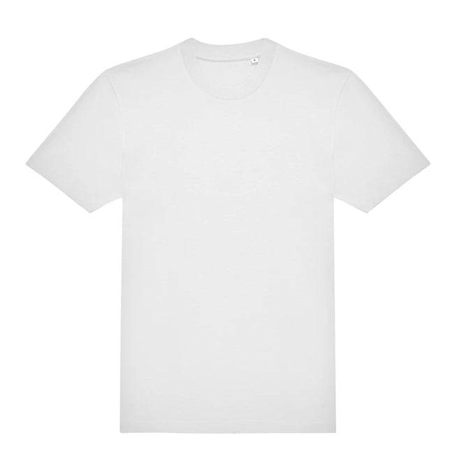 White - Front - B&C Unisex Adult #E220 Oversized T-Shirt