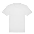 White - Front - B&C Unisex Adult #E220 Oversized T-Shirt
