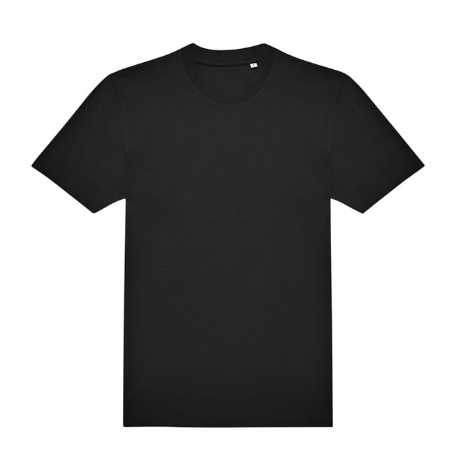 Black - Front - B&C Unisex Adult #E220 Oversized T-Shirt
