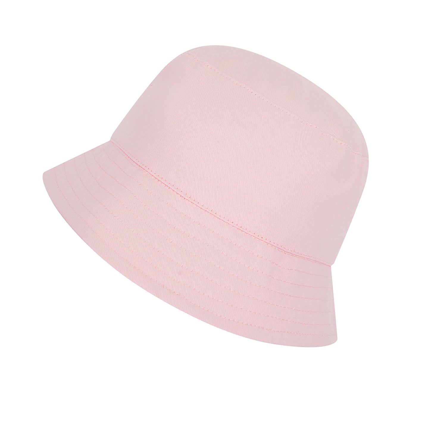 Pale Pink - Back - Larkwood Baby Plain Bucket Hat