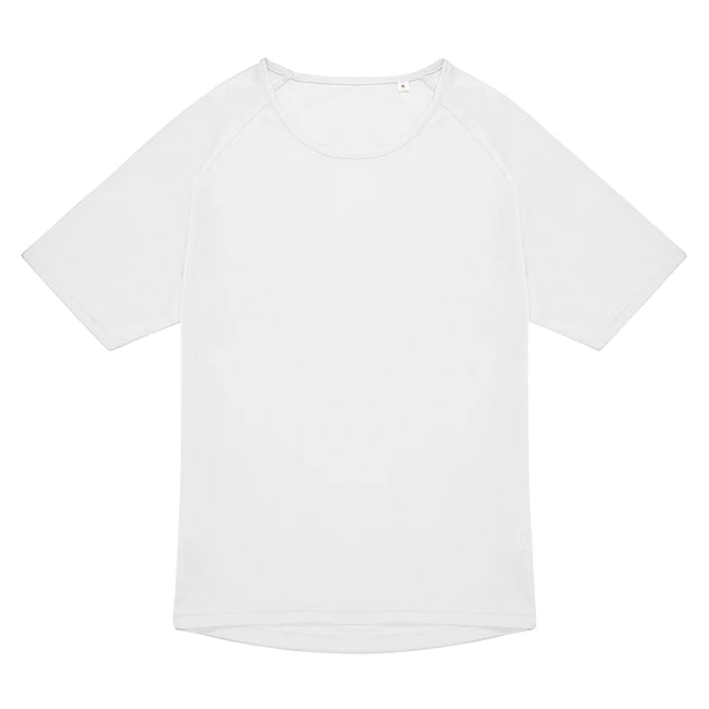 White - Front - B&C Unisex Adult #Active T-Shirt