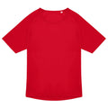 Red - Front - B&C Unisex Adult #Active T-Shirt
