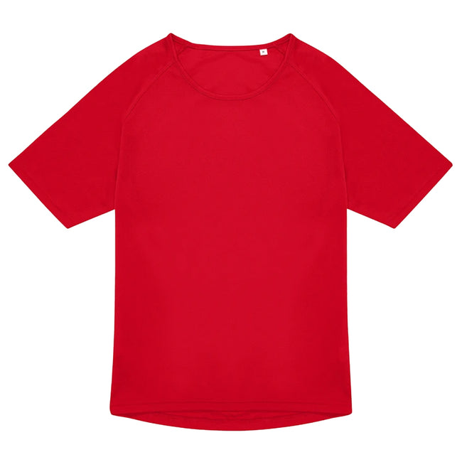 Red - Front - B&C Unisex Adult #Active T-Shirt