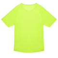 Ultra Yellow - Back - B&C Unisex Adult #Active T-Shirt