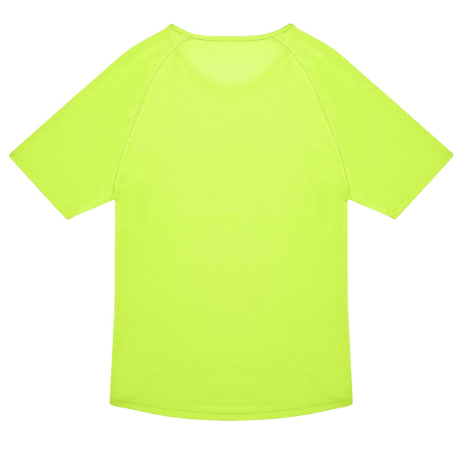 Ultra Yellow - Back - B&C Unisex Adult #Active T-Shirt