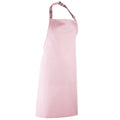 Pink - Front - Premier Colours Bib Apron - Workwear