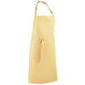 Lemon - Front - Premier Colours Bib Apron - Workwear