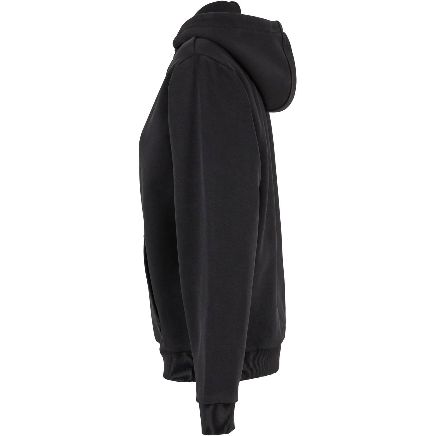 Black - Side - Build Your Brand Womens-Ladies Vintage Heavy Hoodie