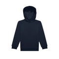 Navy - Front - B&C Childrens-Kids ID.333 Long-Sleeved Hoodie