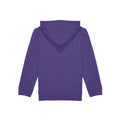 Radiant Purple - Back - B&C Childrens-Kids ID.333 Long-Sleeved Hoodie