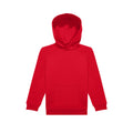 Red - Front - B&C Childrens-Kids ID.333 Long-Sleeved Hoodie