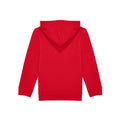 Red - Back - B&C Childrens-Kids ID.333 Long-Sleeved Hoodie