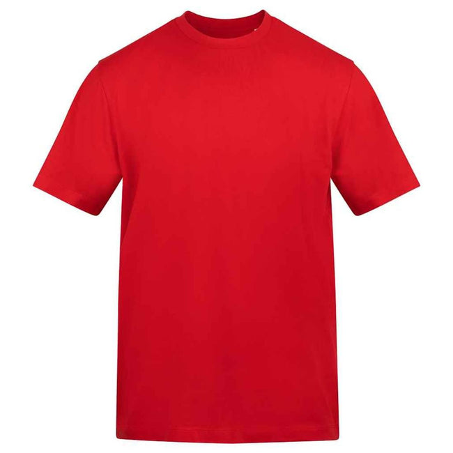 Fire Red - Front - Awdis Unisex Adult 180 T-Shirt