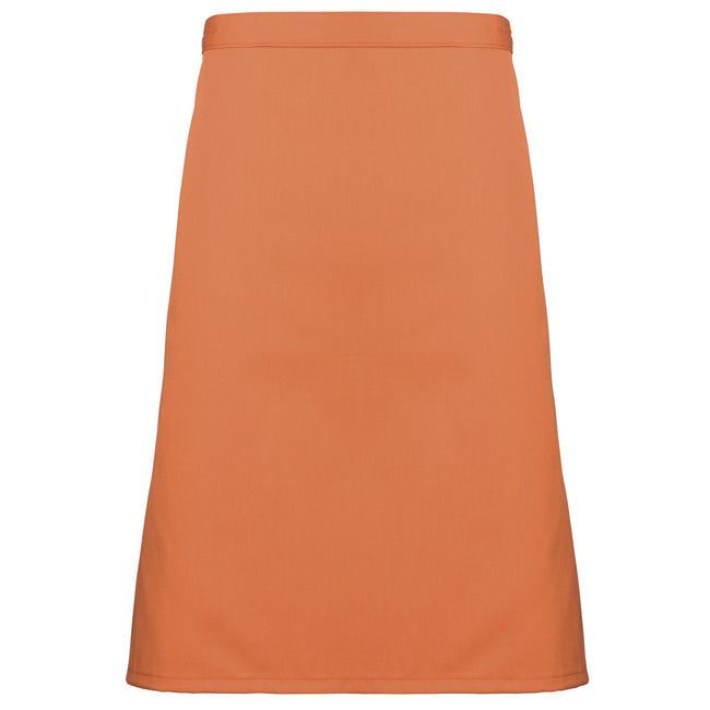 Terracotta - Front - Premier Ladies-Womens Mid-Length Apron