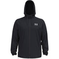 Black - Front - Under Armour Mens Rival Woven Windbreaker
