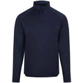French Navy - Front - AWDis Cool Mens Lightweight Quarter Zip Active Top