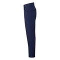 Navy - Side - Premier Unisex Adult Adapt Stretchchecker Trousers
