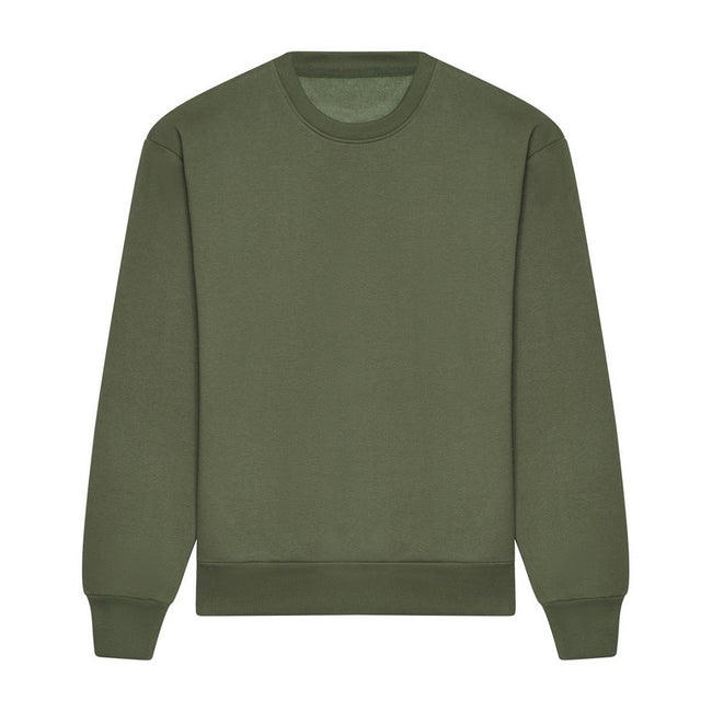 Earthy Green - Front - Awdis Unisex Adult Signature Heavyweight Sweatshirt