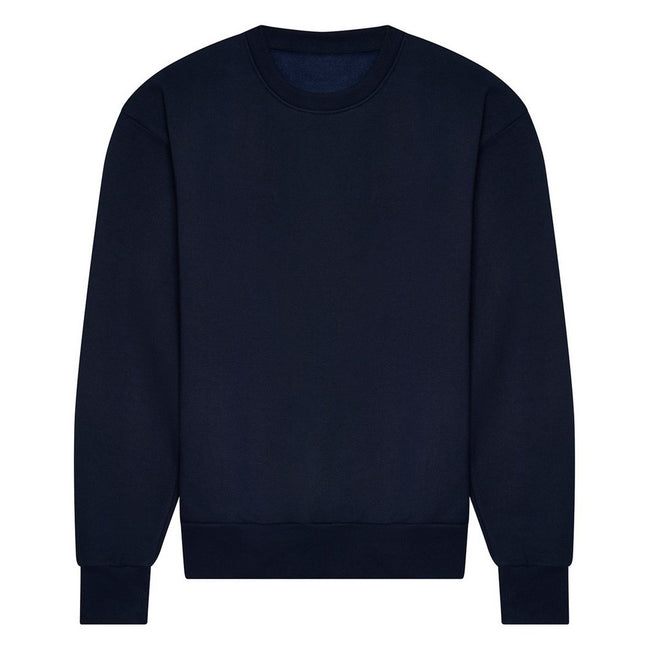 New French Navy - Front - Awdis Unisex Adult Signature Heavyweight Sweatshirt