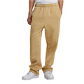 Union Beige - Front - Build Your Brand Unisex Adult Fluffy Jogging Bottoms