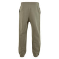 Pale Olive - Back - Build Your Brand Unisex Adult Fluffy Jogging Bottoms