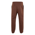 Chocolate Brown - Back - Build Your Brand Unisex Adult Fluffy Jogging Bottoms