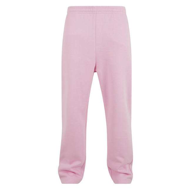 Soft Pink - Front - Build Your Brand Unisex Adult Fluffy Jogging Bottoms