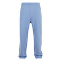 Powder Blue - Front - Build Your Brand Unisex Adult Fluffy Jogging Bottoms