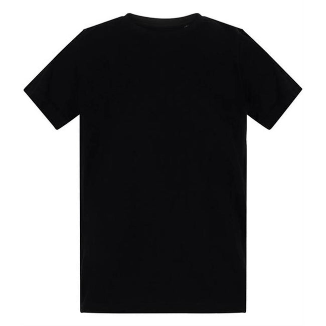 Deep Black - Front - Awdis Childrens-Kids 150 Crew Neck T-Shirt