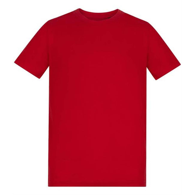 Fire Red - Front - Awdis Childrens-Kids 150 Crew Neck T-Shirt