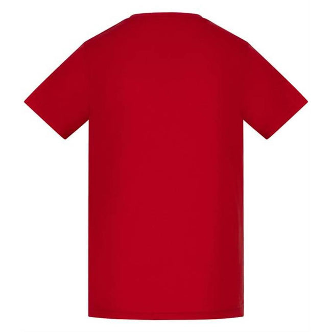 Fire Red - Back - Awdis Childrens-Kids 150 Crew Neck T-Shirt