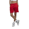 City Red - Side - Build Your Brand Womens-Ladies Basic Sweat Shorts