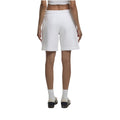 White - Back - Build Your Brand Womens-Ladies Basic Sweat Shorts