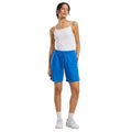 Intense Blue - Side - Build Your Brand Womens-Ladies Basic Sweat Shorts