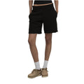 Black - Side - Build Your Brand Womens-Ladies Basic Sweat Shorts