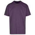 Purple Night - Front - Build Your Brand Unisex Adult Cotton Loose T-Shirt