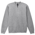 Sport Grey - Front - Gildan Unisex Adult Softstyle Midweight Quarter Zip Sweatshirt