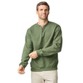Military Green - Back - Gildan Unisex Adult Softstyle Midweight Quarter Zip Sweatshirt