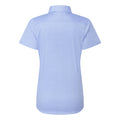 Oxford Blue - Back - Premier Womens-Ladies Supreme Oxford Short-Sleeved Formal Shirt