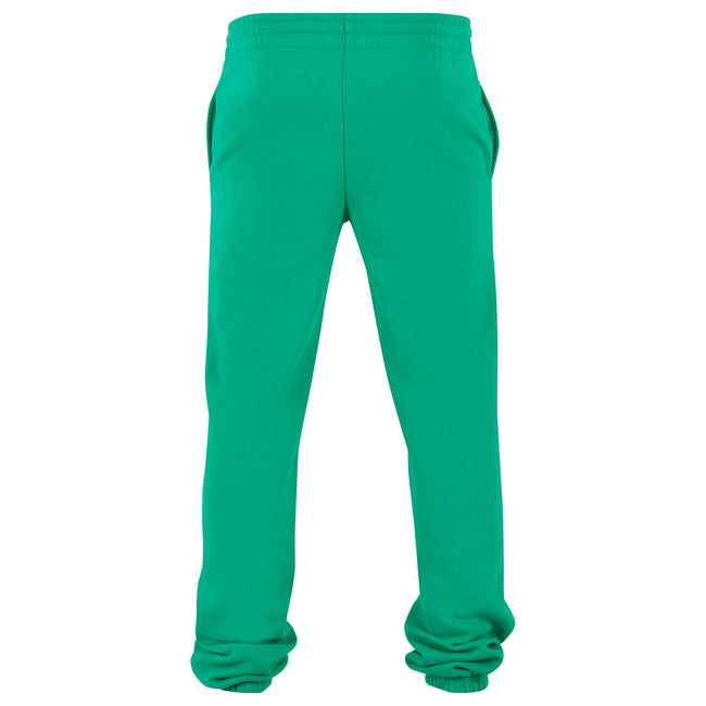 Grass Green - Back - Build Your Brand Mens Basic Sweatpants