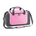 Classic Pink-Graphite Grey-White - Front - Quadra Teamwear Locker Bag