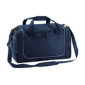French Navy-Light Grey - Front - Quadra Teamwear Locker Bag