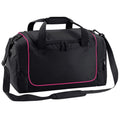 Black-Fuchsia - Front - Quadra Teamwear Locker Bag