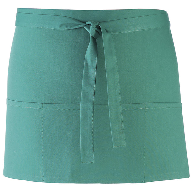 Emerald - Front - Premier Ladies-Womens Colours 3 Pocket Apron - Workwear