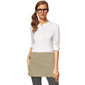 Khaki - Back - Premier Ladies-Womens Colours 3 Pocket Apron - Workwear