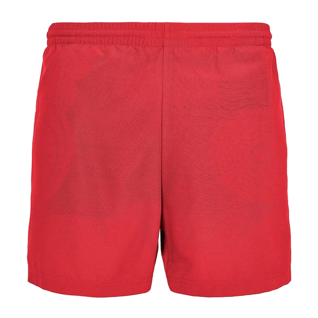 City Red - Front - New Morning Studios Mens Basic Swim Shorts